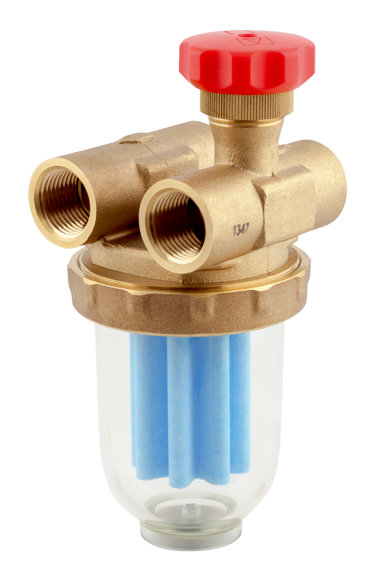 AFRISO Zweistrangfilter Z 1/2 500 Si Sikusieb 50-70 my, 2x G1/2 IG-2x G1/2 IG SAR 95190