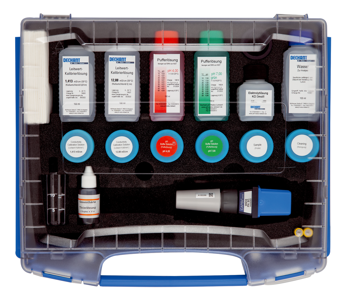 AFRISO CAPBs Set Wasserprüfung WQ 10 DRA 3100