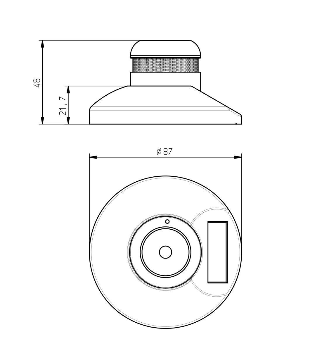 AFRISO Funk-Rauchwarnmelder ASD 10 TEC 71110 71130