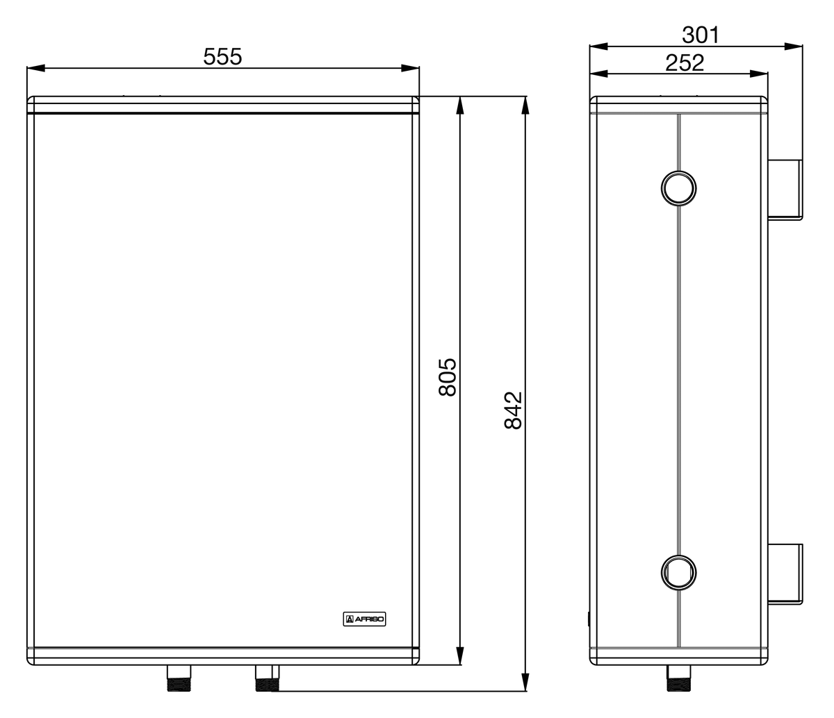 AFRISO Pufferspeicher ABT 50 BEF 102530