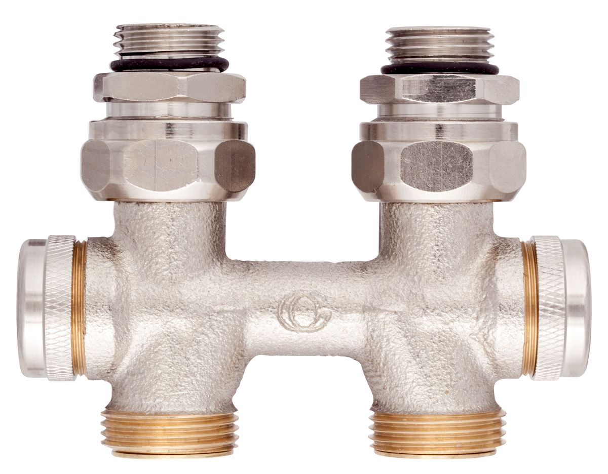 AFRISO Kombiblock VarioQ-Kombi S Durchgang DN15 G1/2 AG VOR 91570 91600