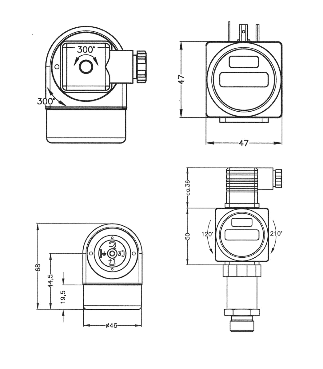 AFRISO Digitales Anzeigegerät DA 06 SCD 820 830 840 850