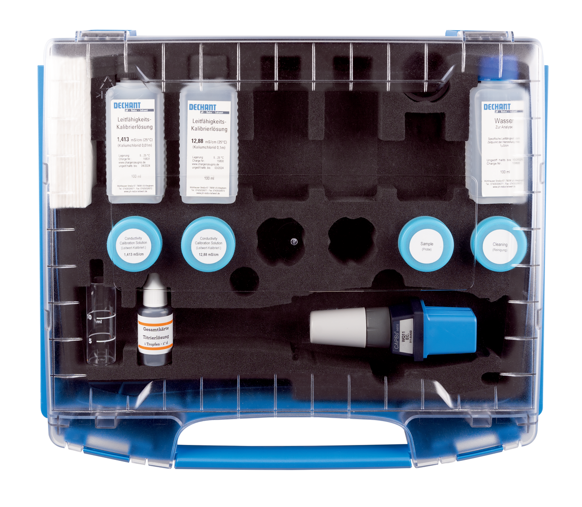 AFRISO CAPBs-Set Wasserprüfung WQ 11 DRA 3110