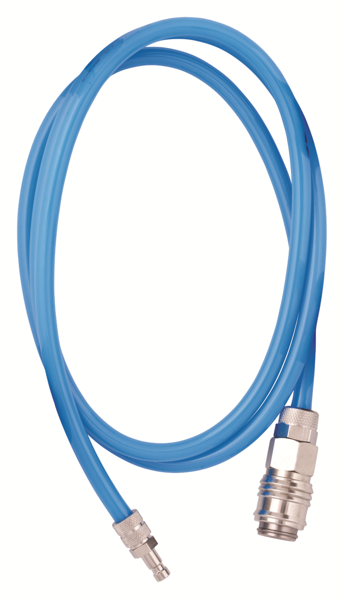 AFRISO Anschlussschlauch 1,0m, 1x Kupplung DN5, 1x Stecknippel DN2,7 VOR 26010