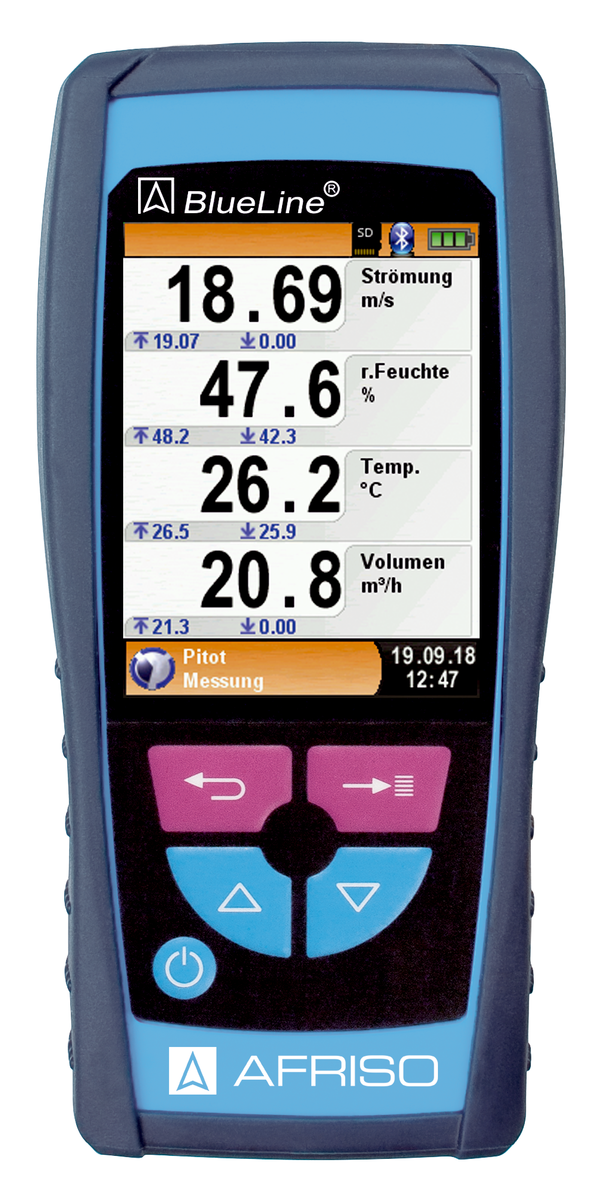 AFRISO Luftgeschwindigkeitsmessgerät BlueAir-STx 72110 72120 72130 72140 object_image_79434imagemain_dech