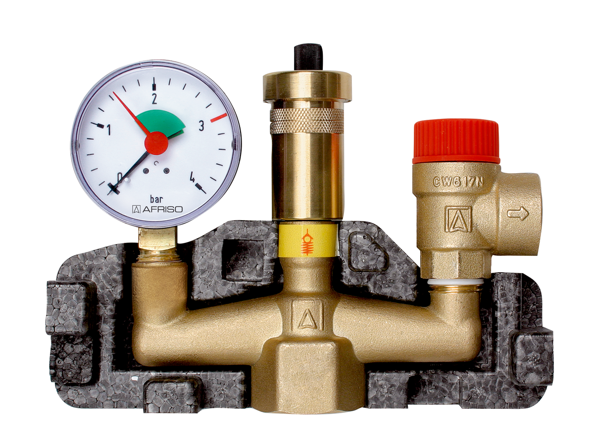 AFRISO Kesselsicherungsgruppe KSG 3bar mit Isolierung VOR 105530