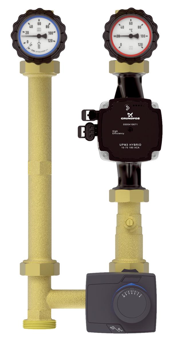 AFRISO Heizungspumpengruppe PrimoTherm 180-2 DN25 GP 3WM-SM Vario VOR 102840