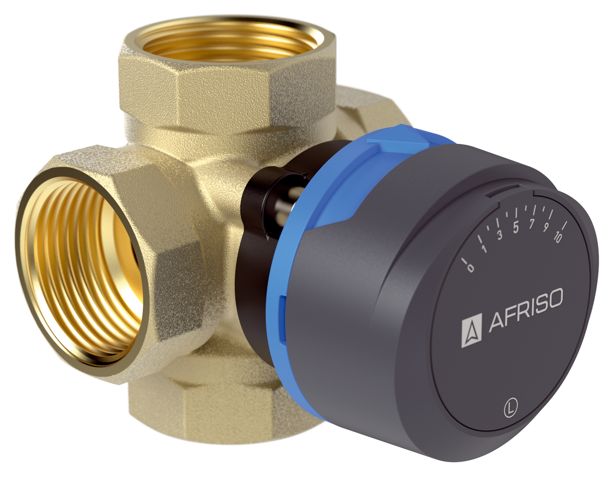 AFRISO 4-Wege-Mischventil ARV 484 DN25 Rp1 108340 108350 108360 108370 object_image_99241imagemain_dech