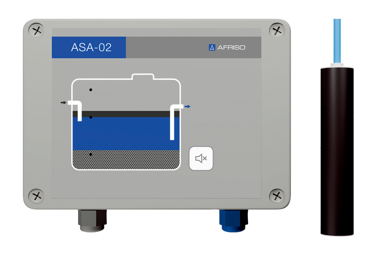 AFRISO Warngerät für Abscheider ASA-02-1 inkl. Schichtdickensonde ASA-LP VOR 89270 object_image_99346imagemain_dech