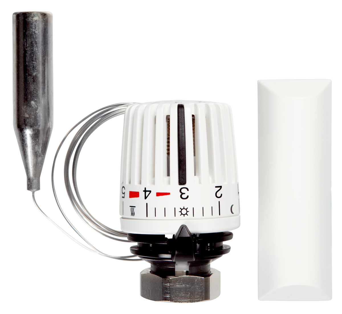 AFRISO Thermostat-Regelkopf 323 FN mit 0-Stellung weiß/schwarz 1,2m M30x1,5 VOR 91900 91910 91920 91930 91940 91950 91960 91970