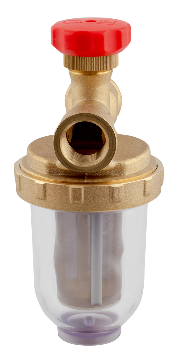 AFRISO Einstrangfilter V 1/2 500 St Stahlsieb 100 my, G1/2 IG - G1/2 IG VOR 95120