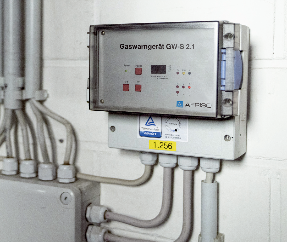 AFRISO Gaswarngerät GW-S 2.1 Wandgehäuse, für 2 Gassensoren 400/500ST ANW 71230 71240
