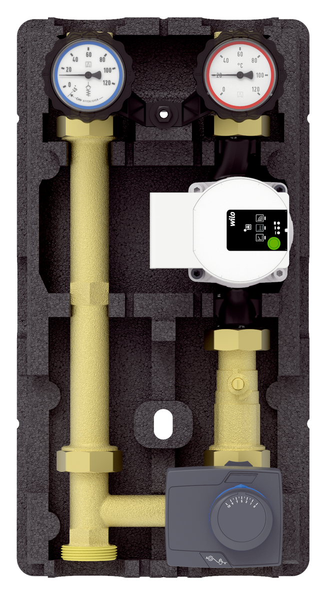 AFRISO Heizungspumpengruppe PrimoTherm 180-2 DN25 WP 3WM-SM Vario VOR 102850