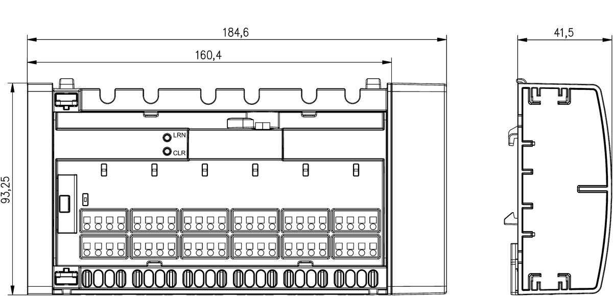 AFRISO Reglermodul Funk Ant RM F6A mit externer Antenne, für 6 Regelkreise BEF 72680 8840