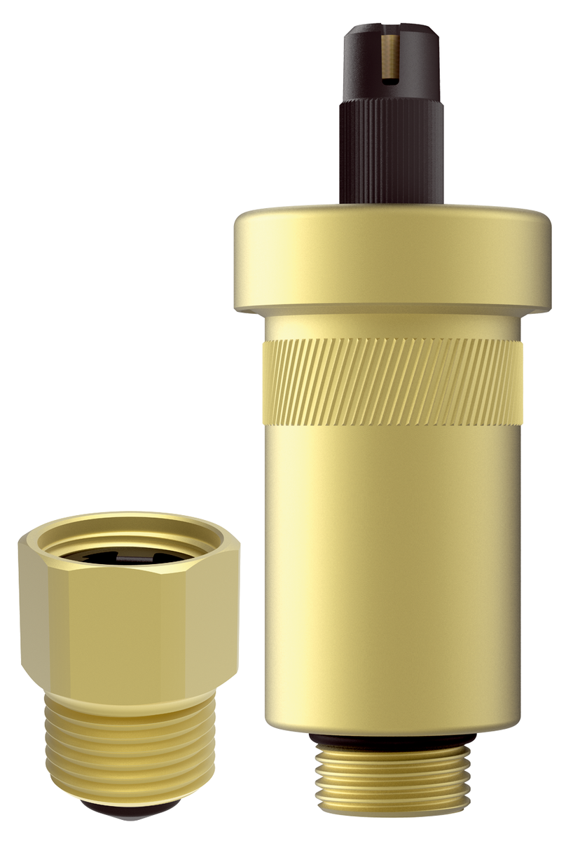 AFRISO Schnellentlüfter 12bar mit Montageventil R 3/8, im Karton VOR 94810