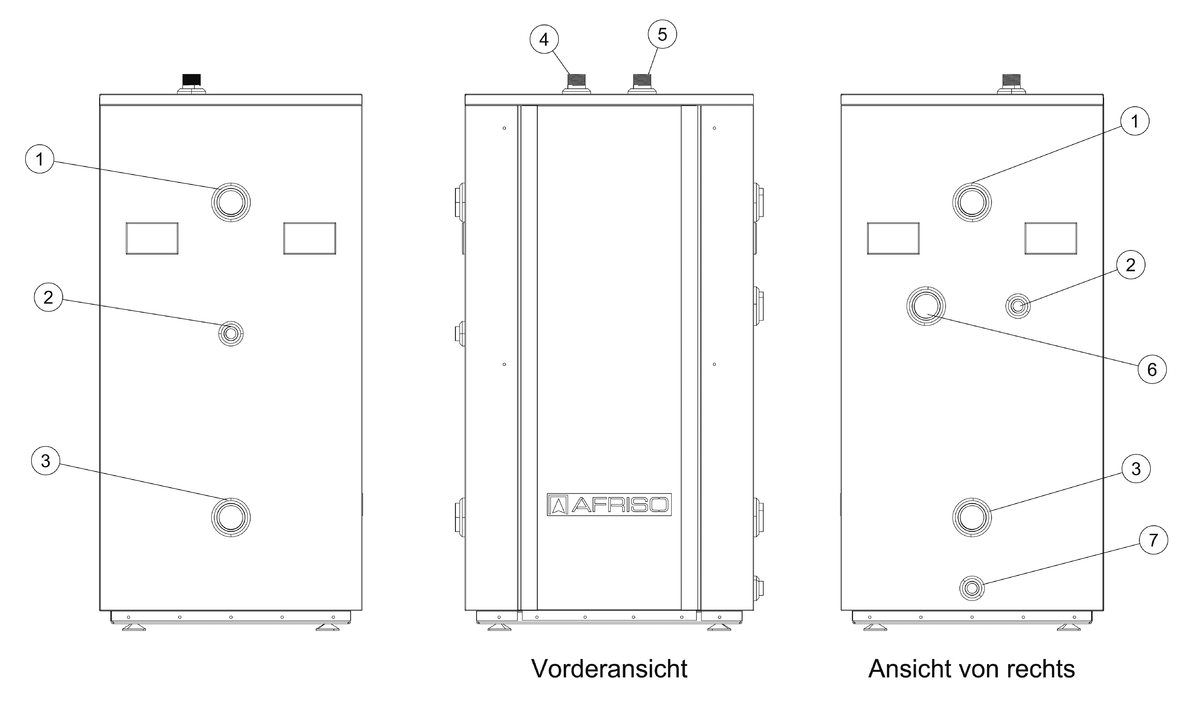 AFRISO Pufferspeicher ABT 160 SPE 102550
