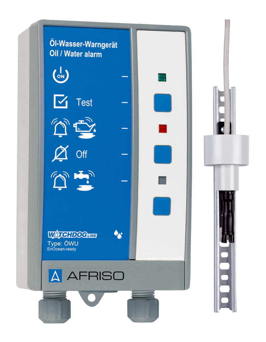 AFRISO Öl-Wasser-Warngerät ÖWU mit Wandschienensonde Öl-Wasser 72080 object_image_98482imagemain_dech
