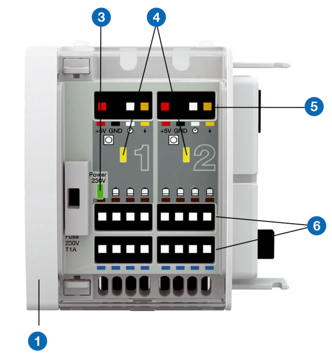 AFRISO Reglermodul Draht RM D2 für 2 Regelkreise VOR 8630
