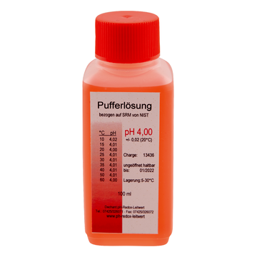 AFRISO Pufferlösung pH4 100ml rot VOR 96370