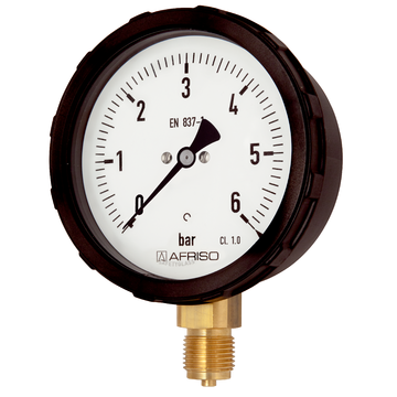AFRISO Rohrfeder-Manometer RF100ISR -1/0bar G1/2B radial Kl.1,0 D101 mit Schraubringgehäuse SAR 34170 34180 34190 34200 34210 34220 34230 34240 34250 34260 34270 34280 34290 34300 34310 34320 34330 34340 34350 34360 34370 34380 34390 34400