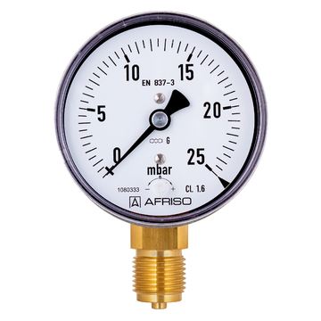AFRISO Kapselfeder-Standardmanometer KP63 -25/0mbar G1/4B rad Kl.1,6 D301 VOR 5150 5160 5170 5180 5190 5200 5210 5220 5230 5240 5250 5260 5270 5280 5290 5300 5310 5320 5350 5360 5370 5380 5390 5400 5410 5420 5430 5440 5450 5460 5470 5480 5490 5500 5510 5520