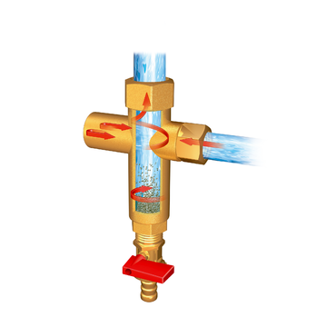 AFRISO Strömungsfilter - Heizung 28 kW, G3/4 x 1 ILL 95490 95500