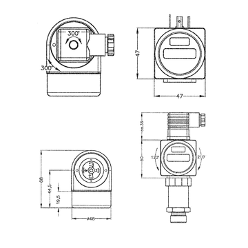 AFRISO Digitales Anzeigegerät DA 06 SCD 820 830 840 850
