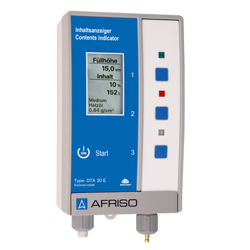AFRISO Digitaler Tankinhaltsanzeiger  DTA 20 E mit Pneumofix 2 SAL 70790 70800 4540 4550