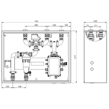 AFRISO Hydraulikmodul AMB 900 BEF 7710