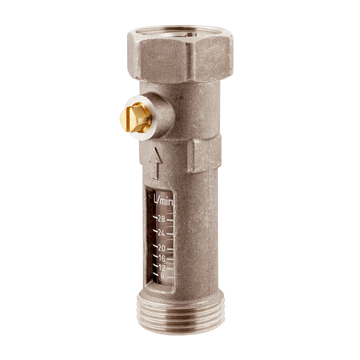 AFRISO Durchflussmesser DFM 15-2M G3/4 AG x G3/4 ÜM, 8-28 Liter/min SAL 70130 70180