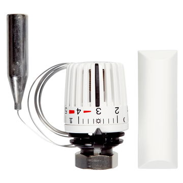 AFRISO Thermostat-Regelkopf 323 FN mit 0-Stellung weiß/schwarz 1,2m M30x1,5 VOR 91900 91910 91920 91930 91940 91950 91960 91970
