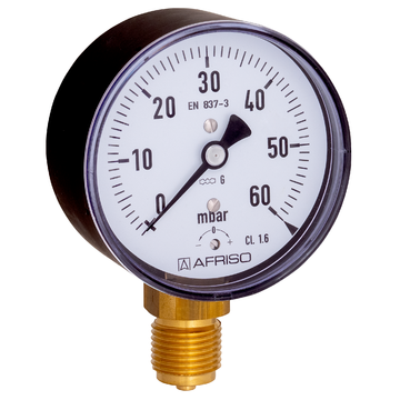 AFRISO Kapselfeder-Standardmanometer KP80 -25/0mbar G1/2B rad Kl.1,6 D201 SAL 4320 4330 4340 4350 4360 4370 4380 4390 4400 4410 4420 4430 4440 4450 4460 4470 4480 4490
