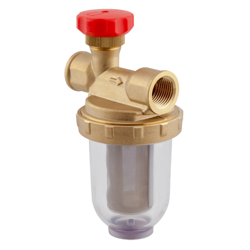 AFRISO Einstrangfilter V 1/2 500 St Stahlsieb 100 my, G1/2 IG - G1/2 IG SAL 95120