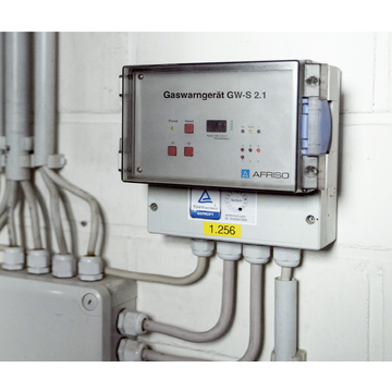 AFRISO Gaswarngerät GW-S 2.1 Wandgehäuse, für 2 Gassensoren 400/500ST ANW 71230 71240