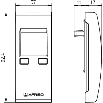 AFRISO Uhr-Modul UM für Basismodul BM BEF 8670
